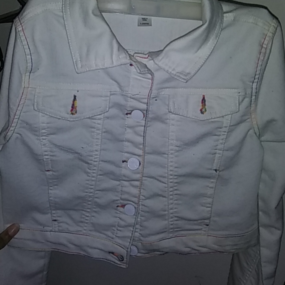 White Jean Jacket